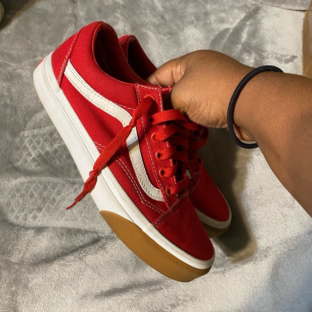 Red & White Vans